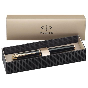 Ручка-роллер Parker I.M. Metal T220, Deep Black GT