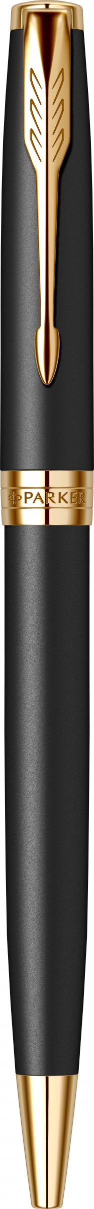 Подарочный набор: Шариковая ручка Parker Sonnet Core K528, Matte Black GT +  Ежедневник Premium, Black GS — фото 6